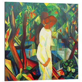 Magnettafel Paar im Wald