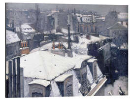 Magnettafel Verschneite Dächer