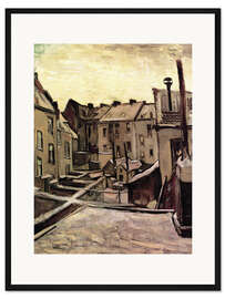 Gerahmter Kunstdruck Hinterhöfe in Antwerpen