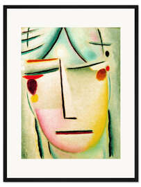 Gerahmter Kunstdruck Heilandsgesicht: Sternenlicht