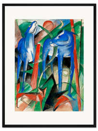 Gerahmter Kunstdruck Schöpfung der Pferde (Drei Fabeltiere)