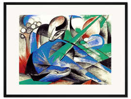 Gerahmter Kunstdruck Träumendes Pferd