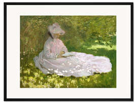Gerahmter Kunstdruck Die Leserin