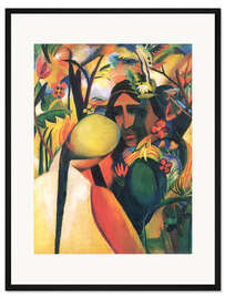 Gerahmter Kunstdruck Indianer