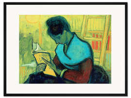 Gerahmter Kunstdruck Die Romanleserin