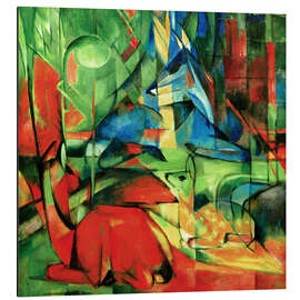 Magnettafel Rehe im Walde II