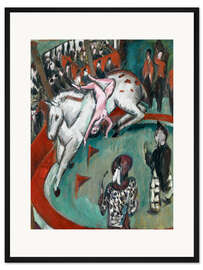 Gerahmter Kunstdruck Zirkusreiterin