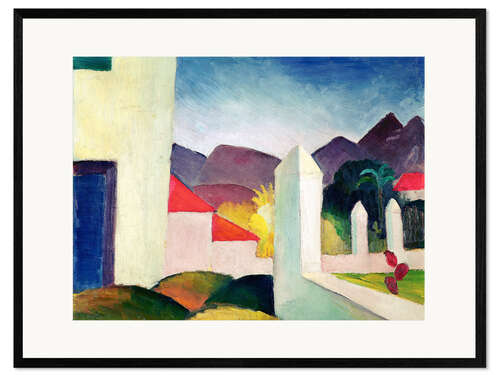Framed art print Tunisian Landscape