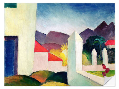 Naklejka na ścianę Tunisian Landscape
