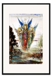 Gerahmter Kunstdruck Job und die Engel