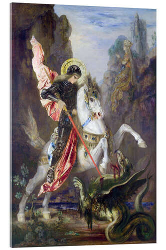 Acrylic print St. George and the Dragon