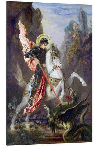 Alumiinitaulu St. George and the Dragon