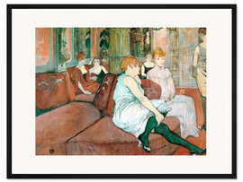 Gerahmter Kunstdruck Im Salon der Rue des Moulins