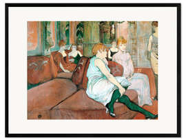 Framed art print Au Salon de la rue des Moulins