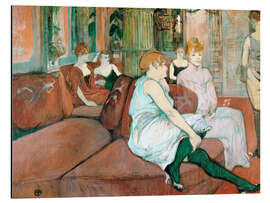 Magnettafel Im Salon der Rue des Moulins