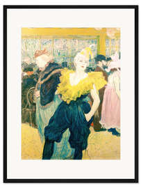Gerahmter Kunstdruck La Clownesse Cha-U-Kao