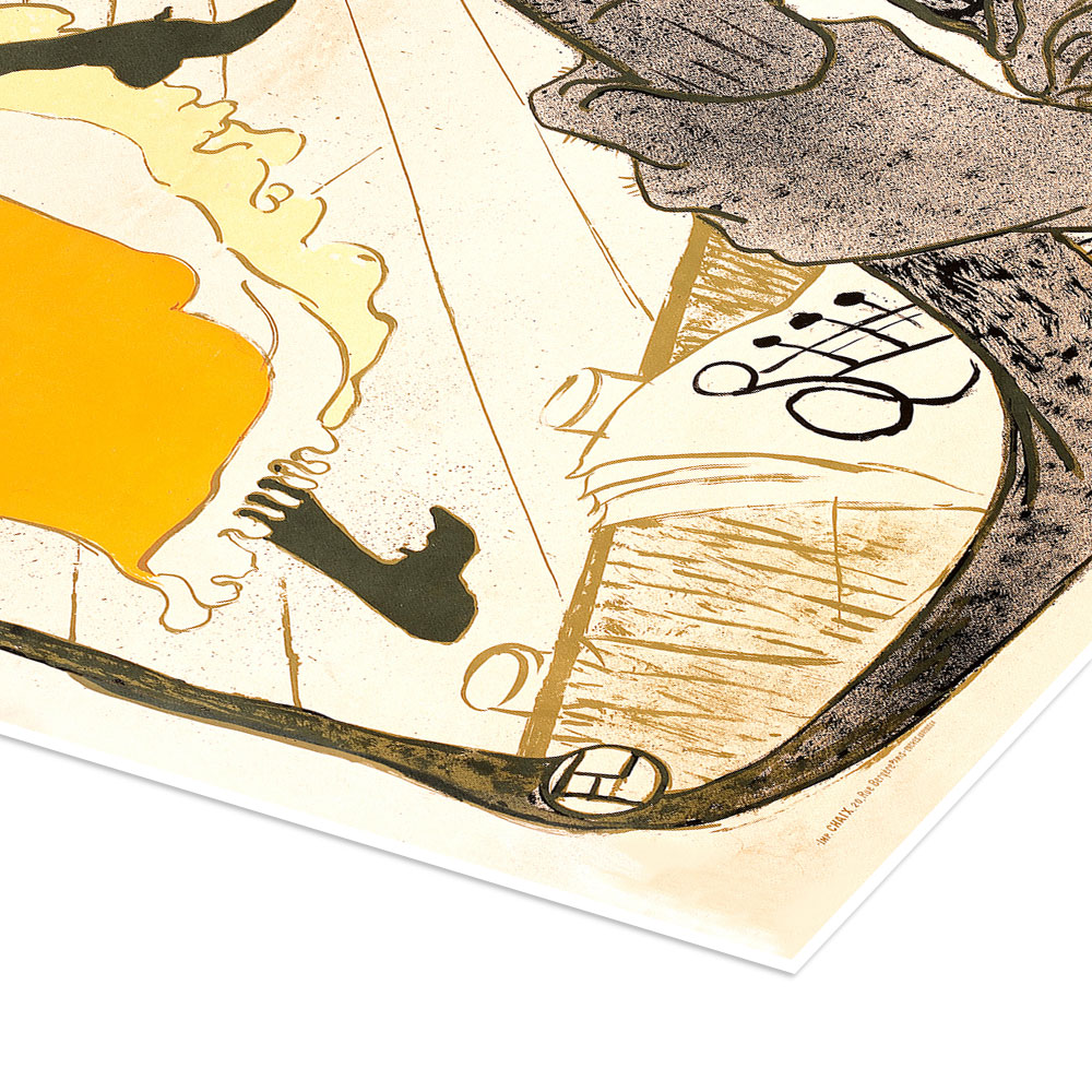 Jane Avril print by Henri de Toulouse-Lautrec | Posterlounge