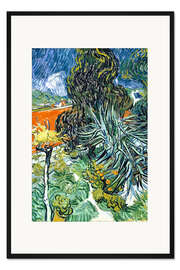Gerahmter Kunstdruck Garten von Doktor Gachet in Auvers