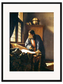 Gerahmter Kunstdruck Der Geograph