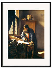 Framed art print A geographer or astronomer in his study