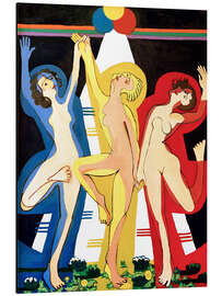 Magnettafel Farbentanz II