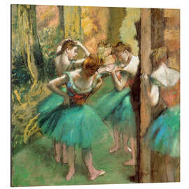 Magnettafel Tänzerinnen in Rosa und Grün