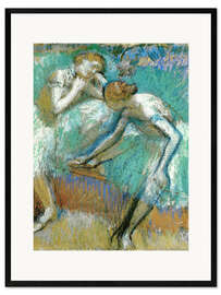 Framed art print Dancers in Green