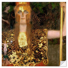 Wandsticker Pallas Athene - Gustav Klimt