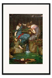 Gerahmter Kunstdruck Nymphen finden den Kopf des Orpheus