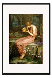 Gerahmter Kunstdruck Psyche öffnet die goldene Box