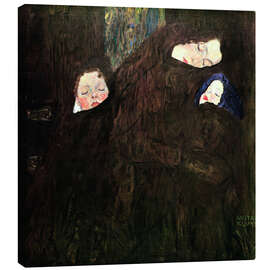 Leinwandbild  Mutter mit zwei Kindern - Gustav Klimt