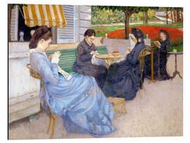 Magnettafel Gruppenbild auf dem Lande