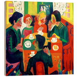 Wood print  Coffee table - Ernst Ludwig Kirchner