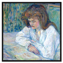 Gerahmter Kunstdruck Die Leserin