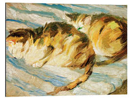 Alubild Zwei graue Katzen (Katzenstudie II) - Franz Marc