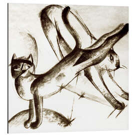 Magnettafel Spielende Katzen