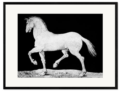 Impresión de arte enmarcada Horse
