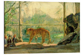 Magnettafel Tiger im Zoo