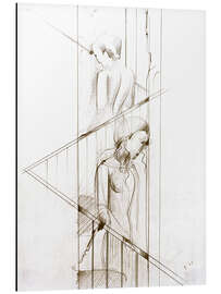 Magnettafel Treppenszene