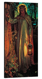 Stampa su alluminio  La luce del mondo - William Holman Hunt