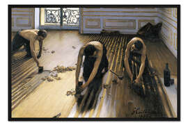 Gerahmter Kunstdruck Die Parkettschleifer