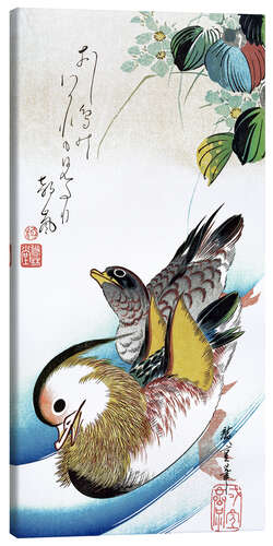 Canvas-taulu Mandarin ducks