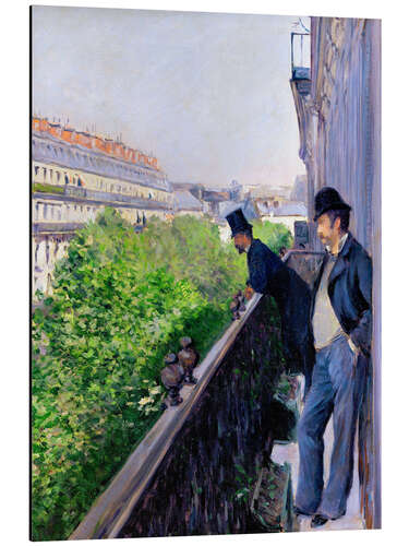 Alubild Balkon am Boulevard Haussmann, 1880