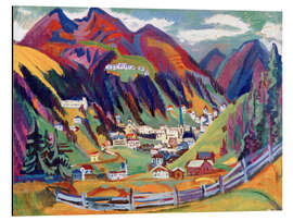 Magnettafel Blick auf Davos