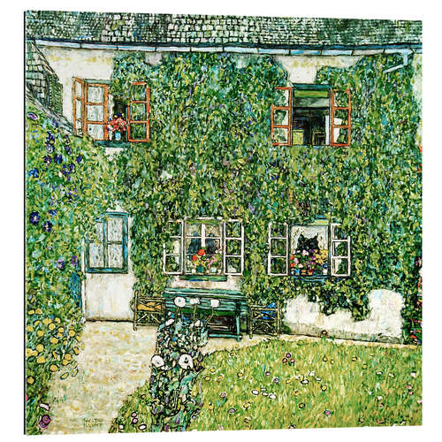 Gallery print Forester's house in Weissenbach on Attersee lake