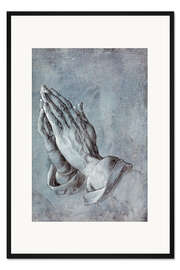 Gerahmter Kunstdruck Studie zu "Die Hände eines Apostels"