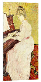 Stampa su alluminio Marguerite Gachet at the piano