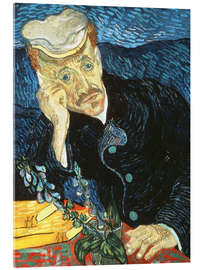 Akrylglastavla Portrait of Dr. Paul Gachet