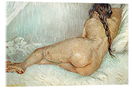 Akrylbilde Reclining Nude, Back View