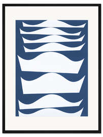 Gerahmter Kunstdruck Staffelung